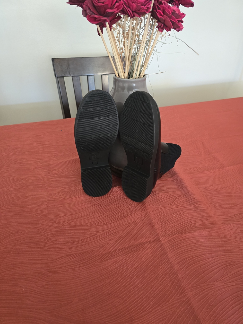 No Boundaries Black Chelsea Ankle Boots with Side Zipper - Picture 2 of 5